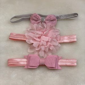 Baby elastic headband set